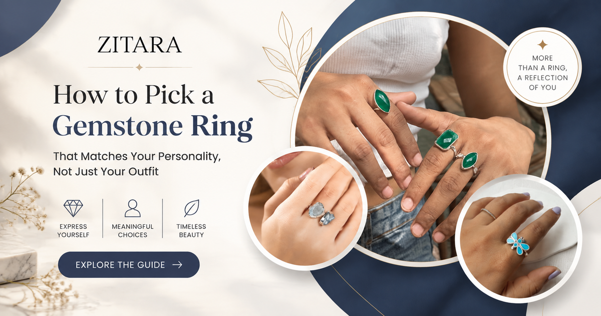 How to Pick a Gemstone Ring That Matches Your Personality, Not Just Your Outfit
