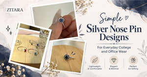 Simple Silver Nose Pin Designs for Everyday College and Office Wear