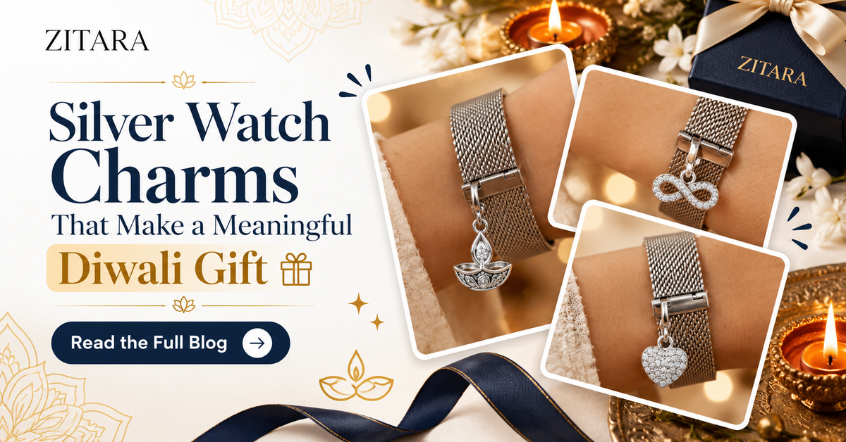 Silver Watch Charms That Make a Meaningful Diwali Gift