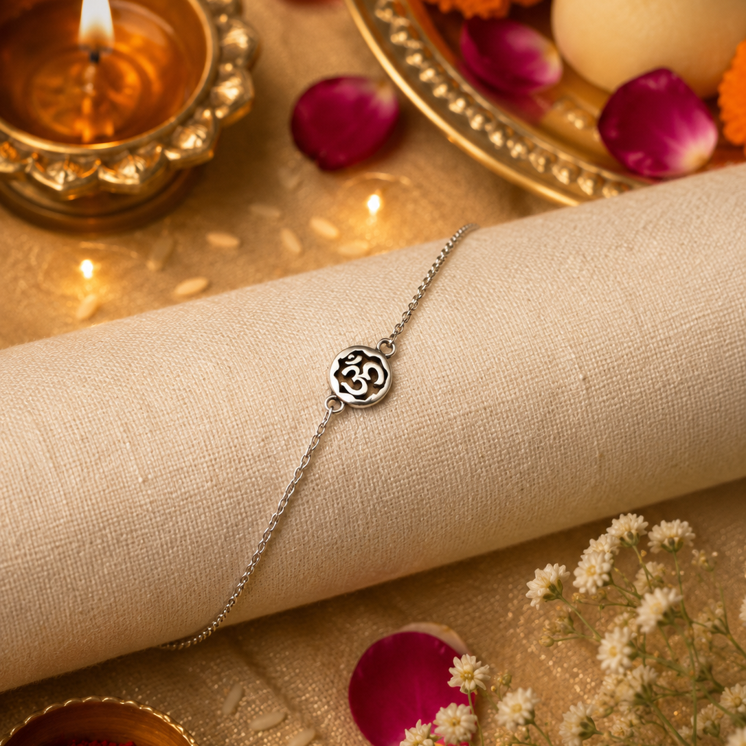 Om rakhi bracelet