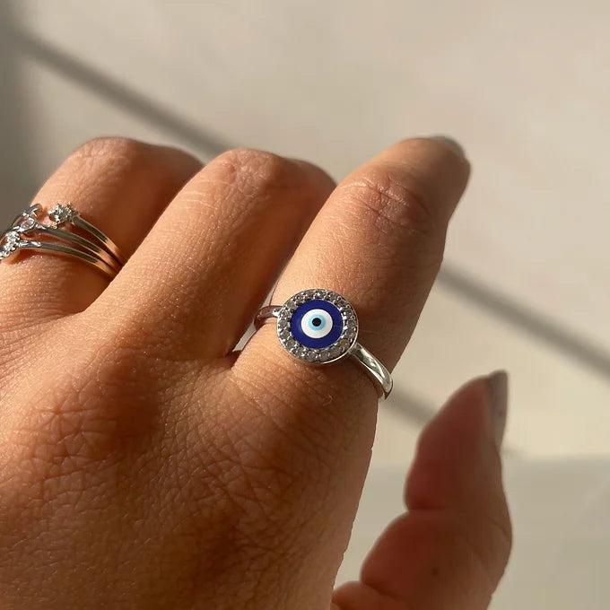Evil eye ring