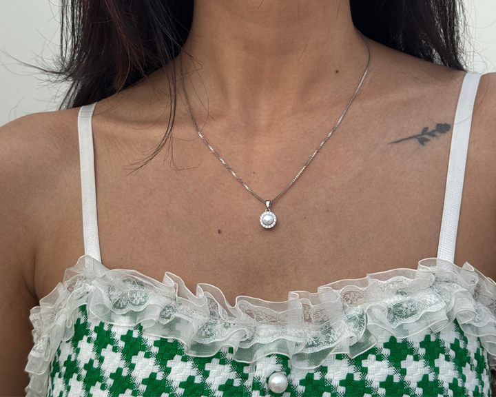 Pearl Luna locket