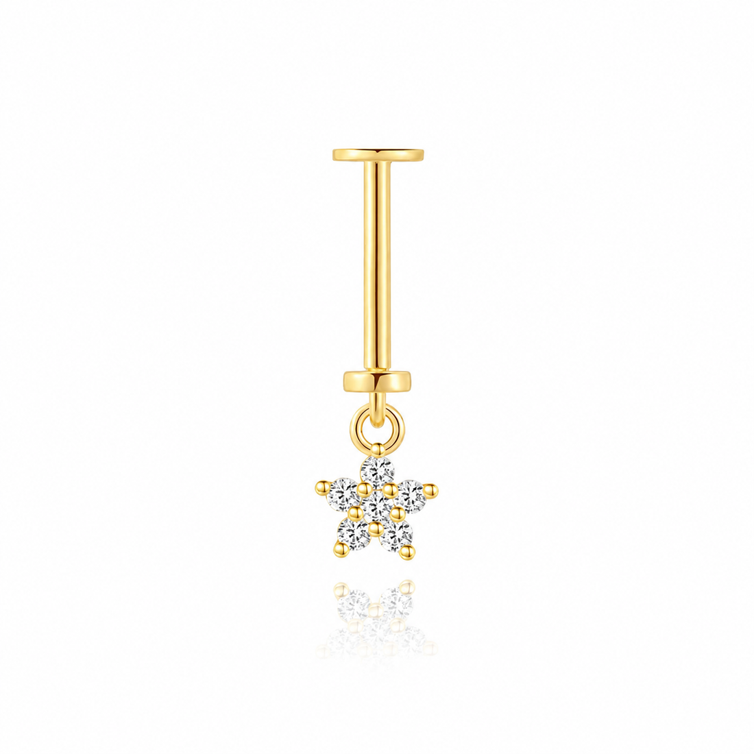 Hanging star helix flatback