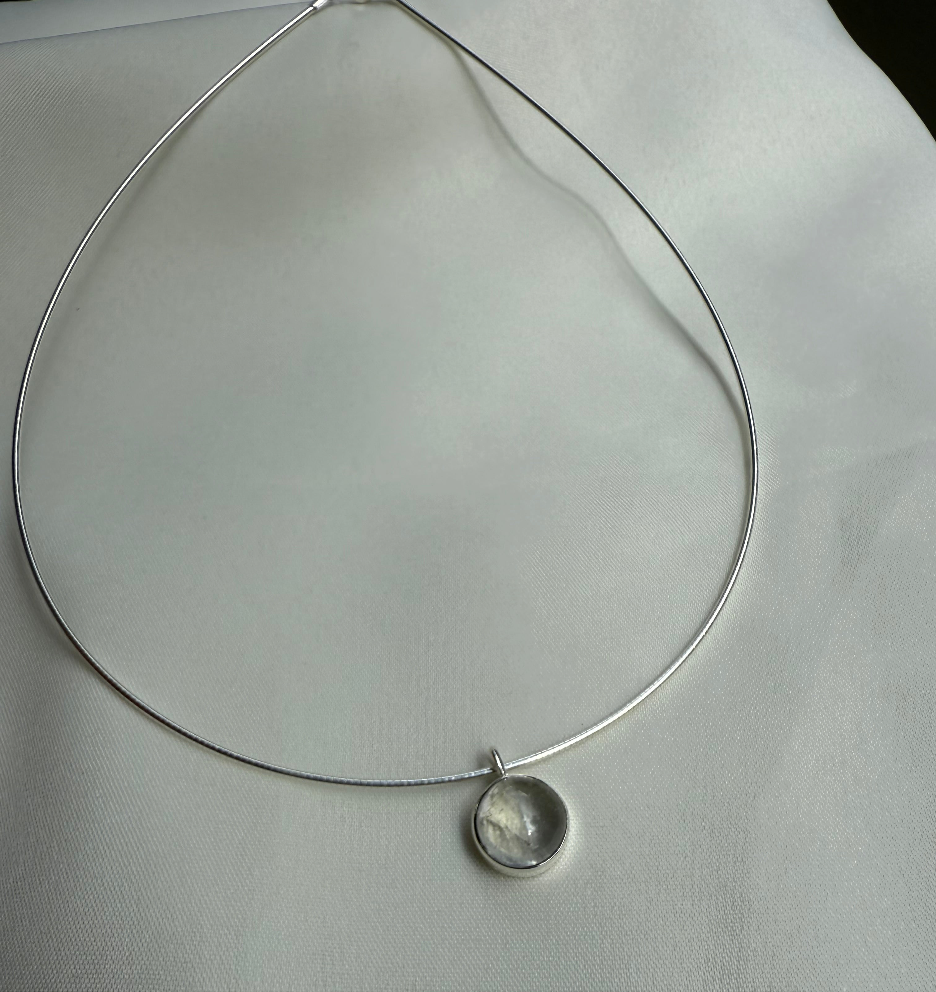 Moonstone choker