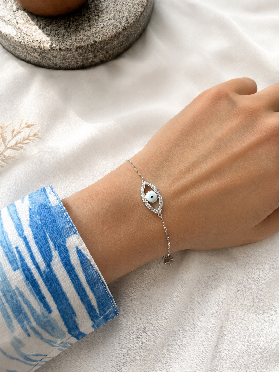 Evil eye bracelet