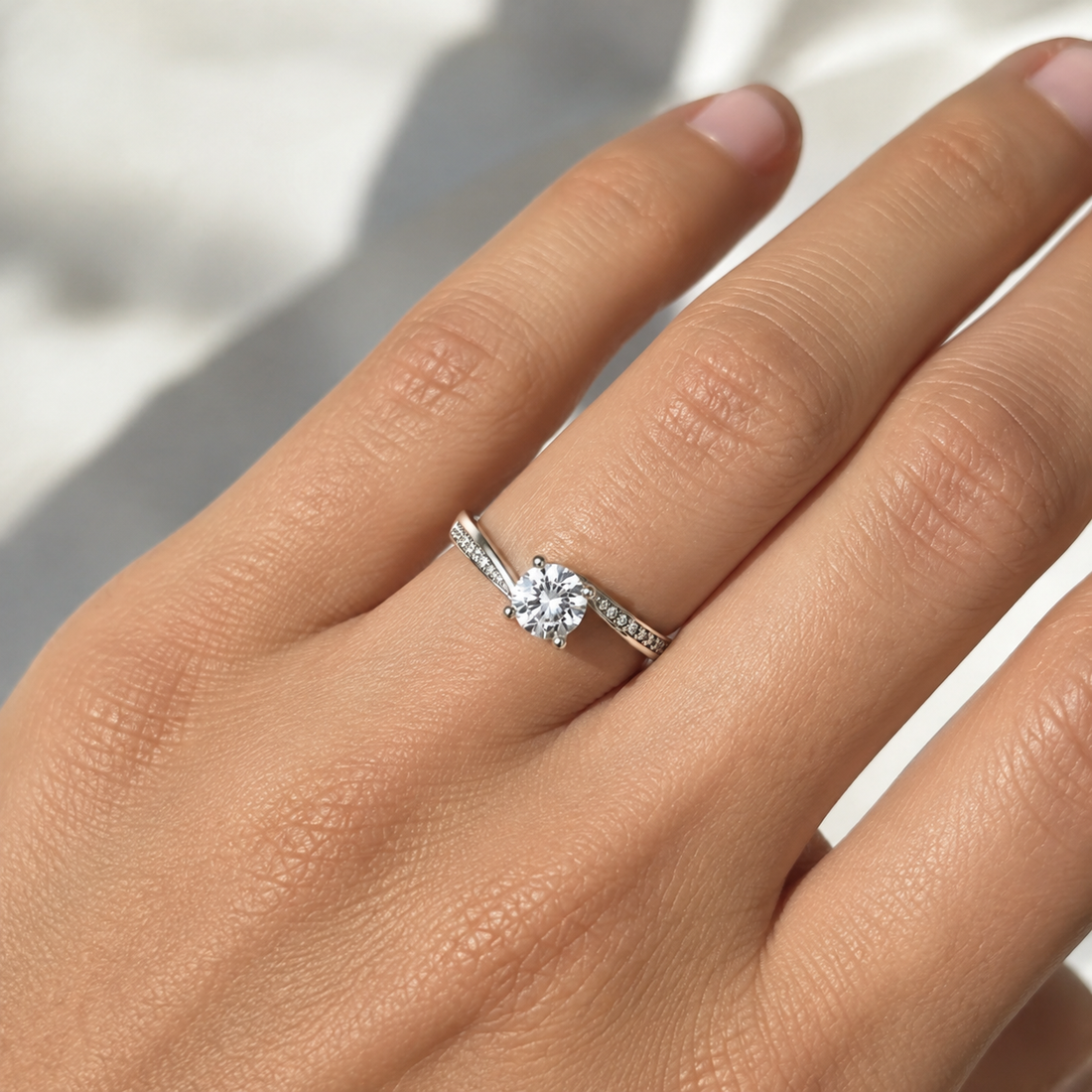 Rosie zircon ring