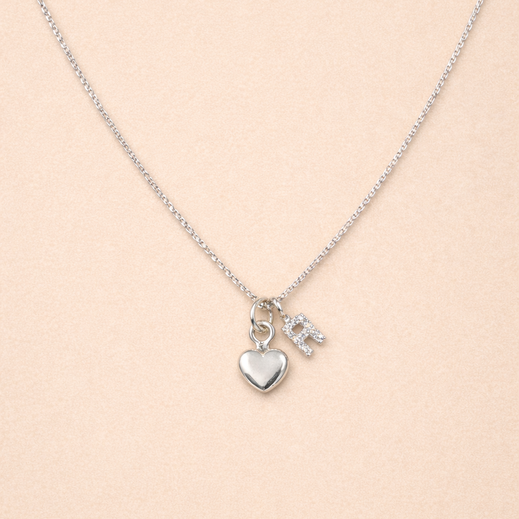 Initial heart locket