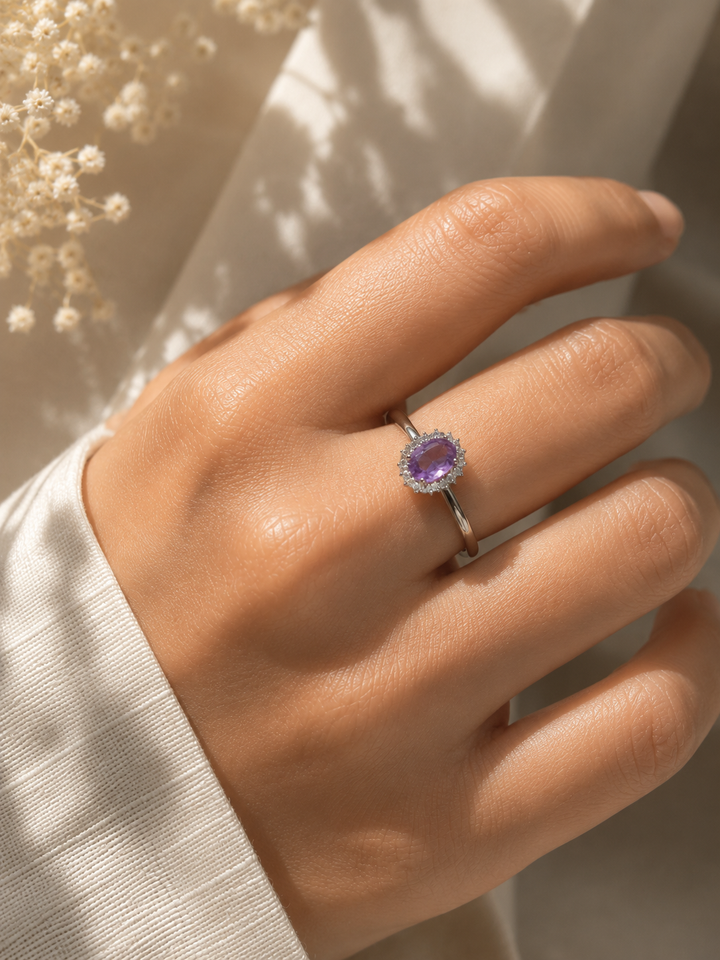 Amethyst Juliette ring