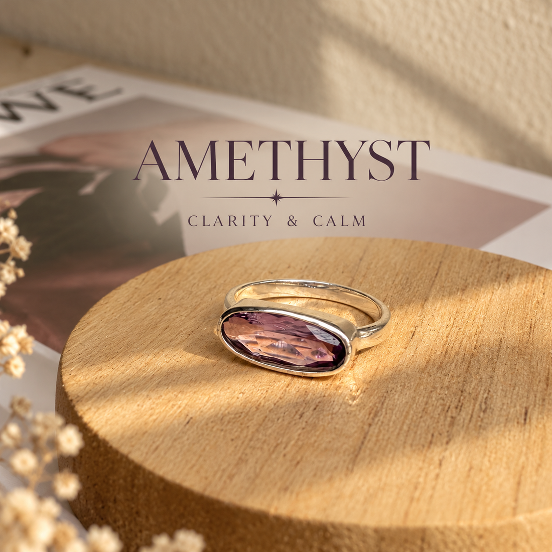 Gemstone diva ring