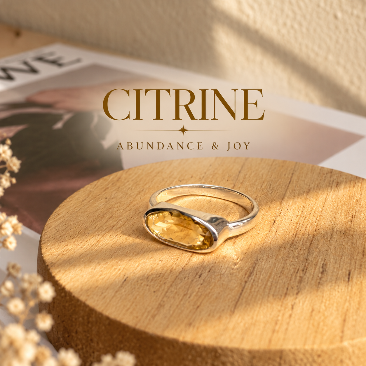 Gemstone diva ring