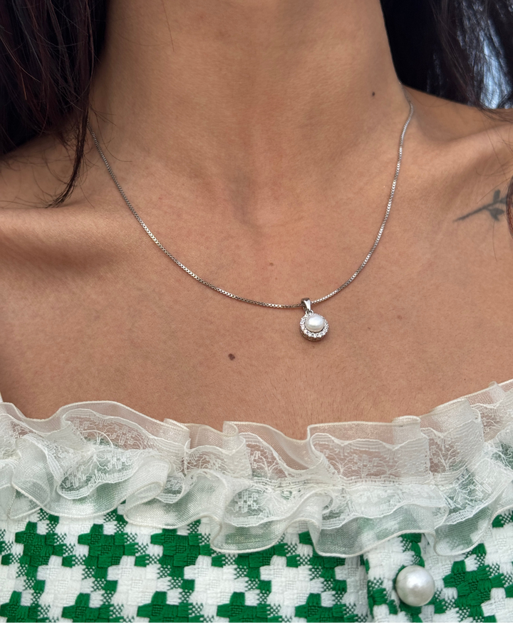Pearl Luna locket