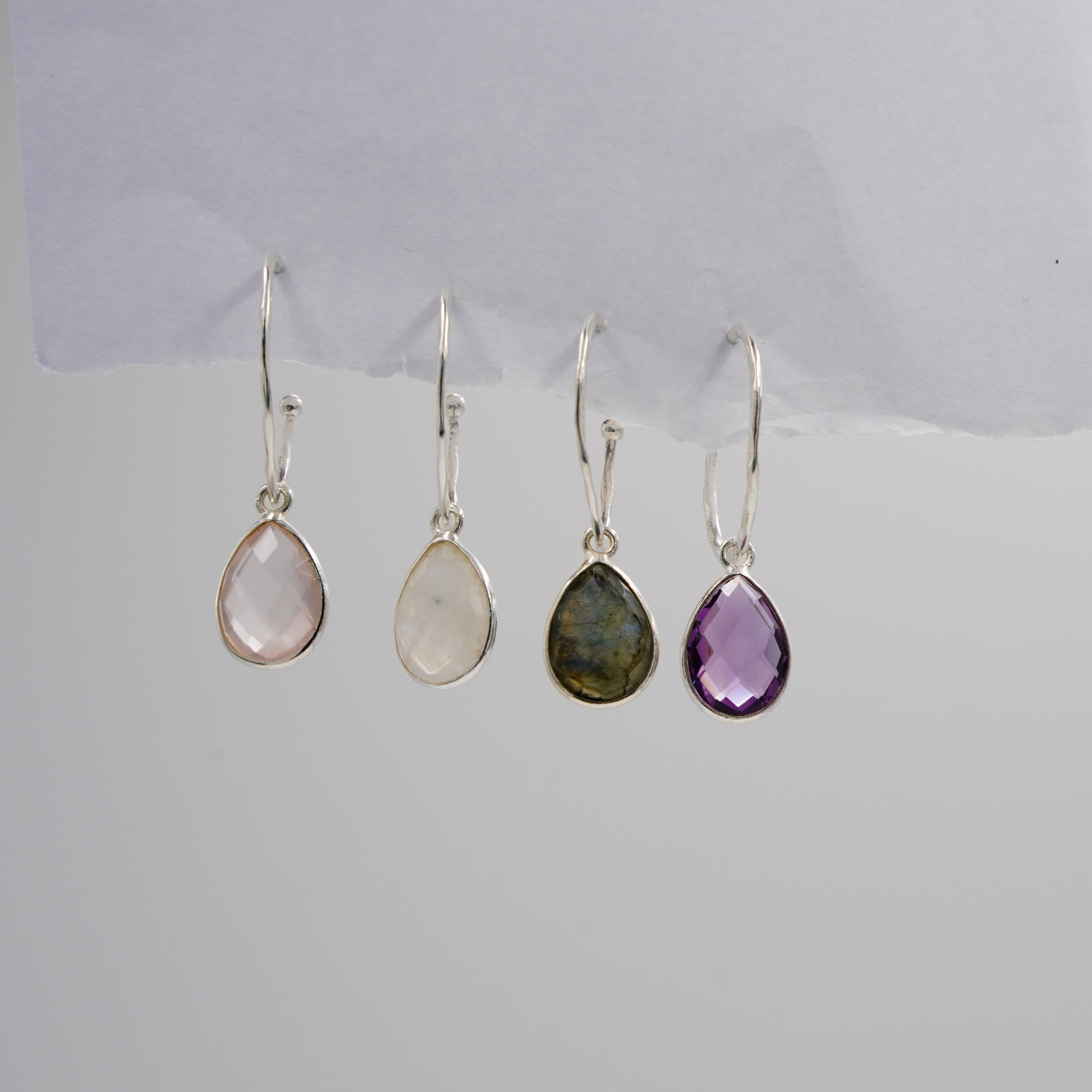 Gemstone hoops
