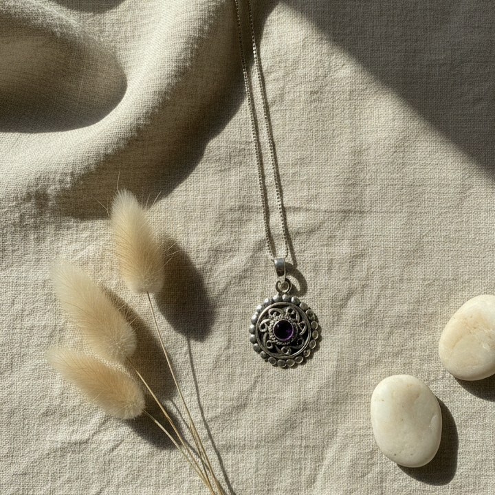 Garnet chakra locket