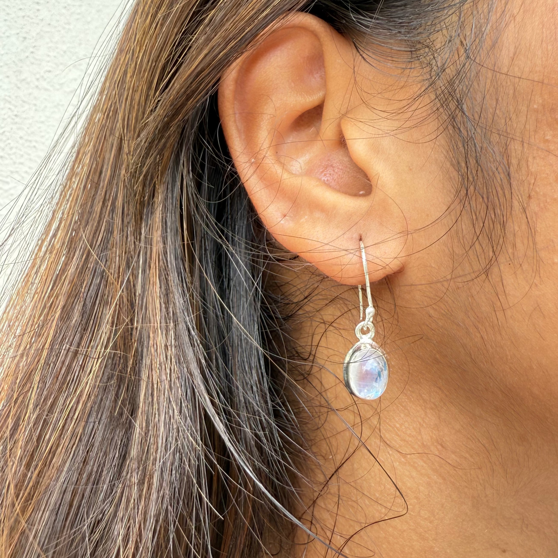 Moonstone earrings