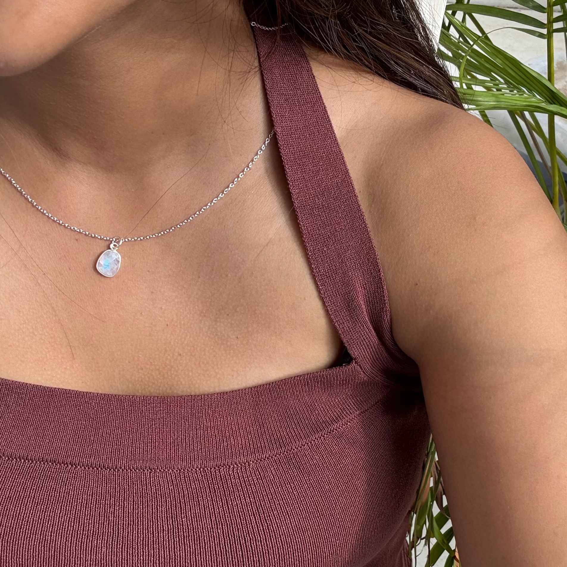 Moonstone necklace
