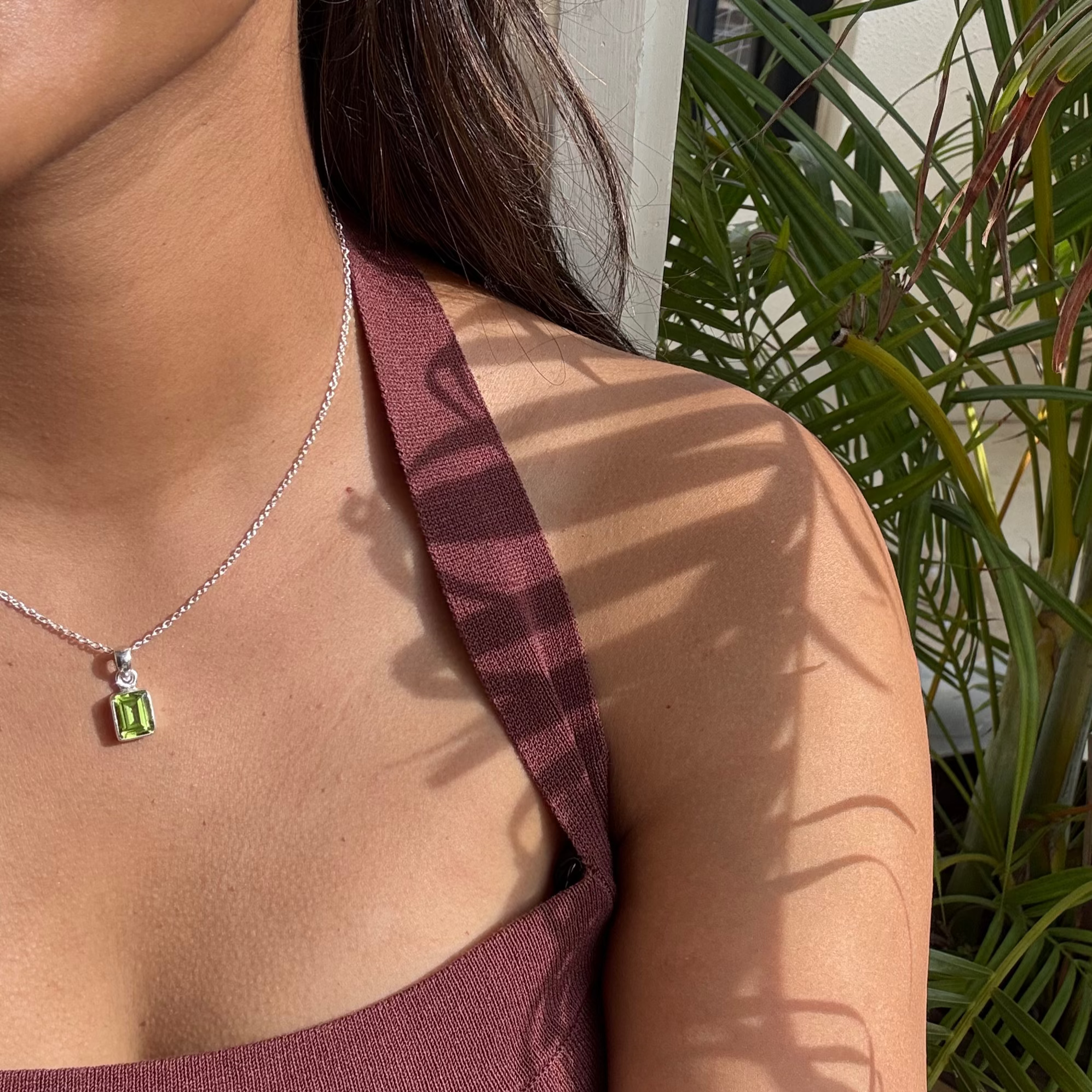 Peridot necklace
