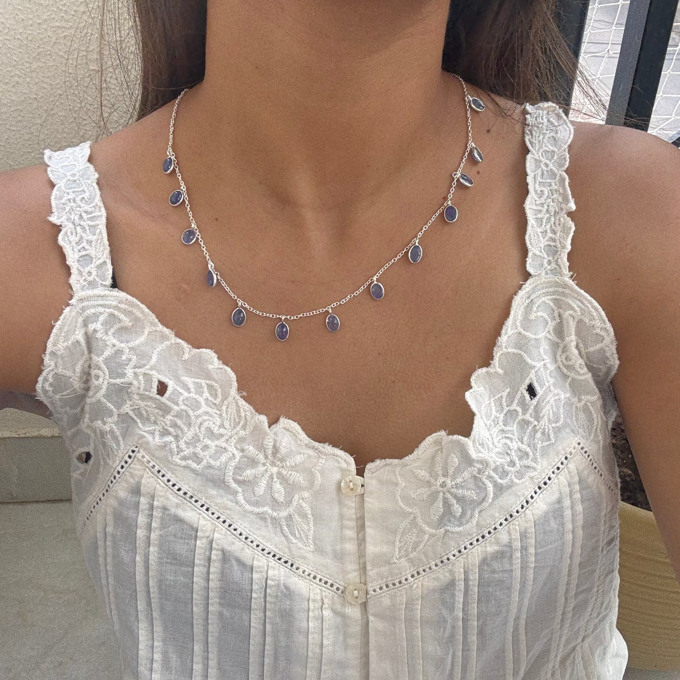 Tanzanite necklace