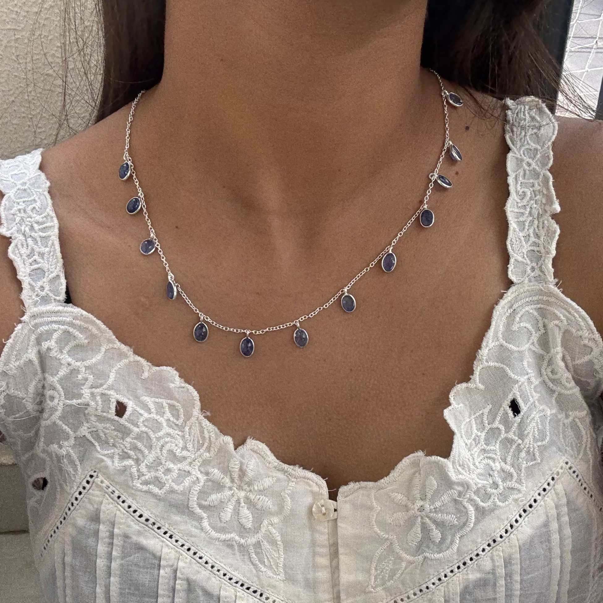 Tanzanite necklace