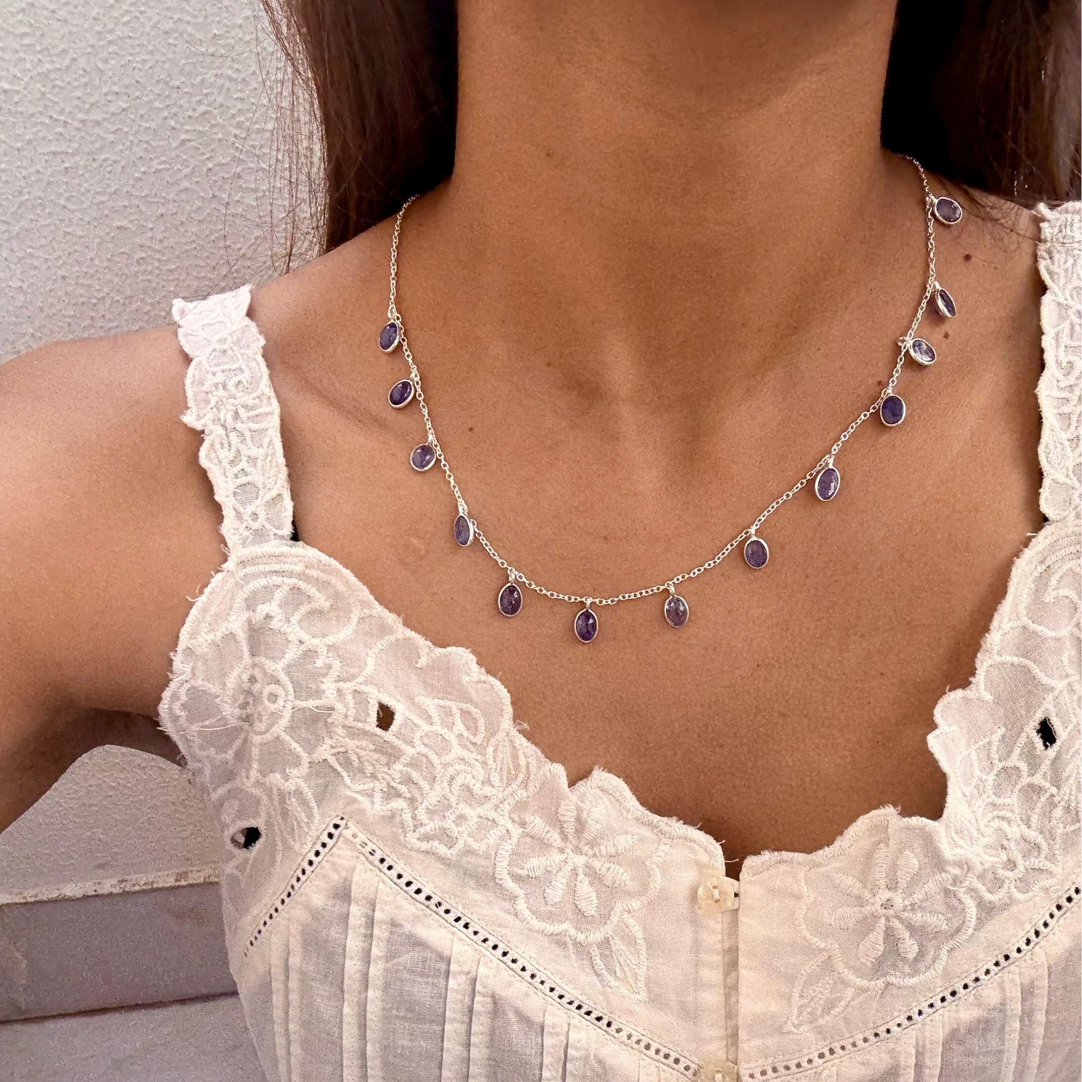 Tanzanite necklace