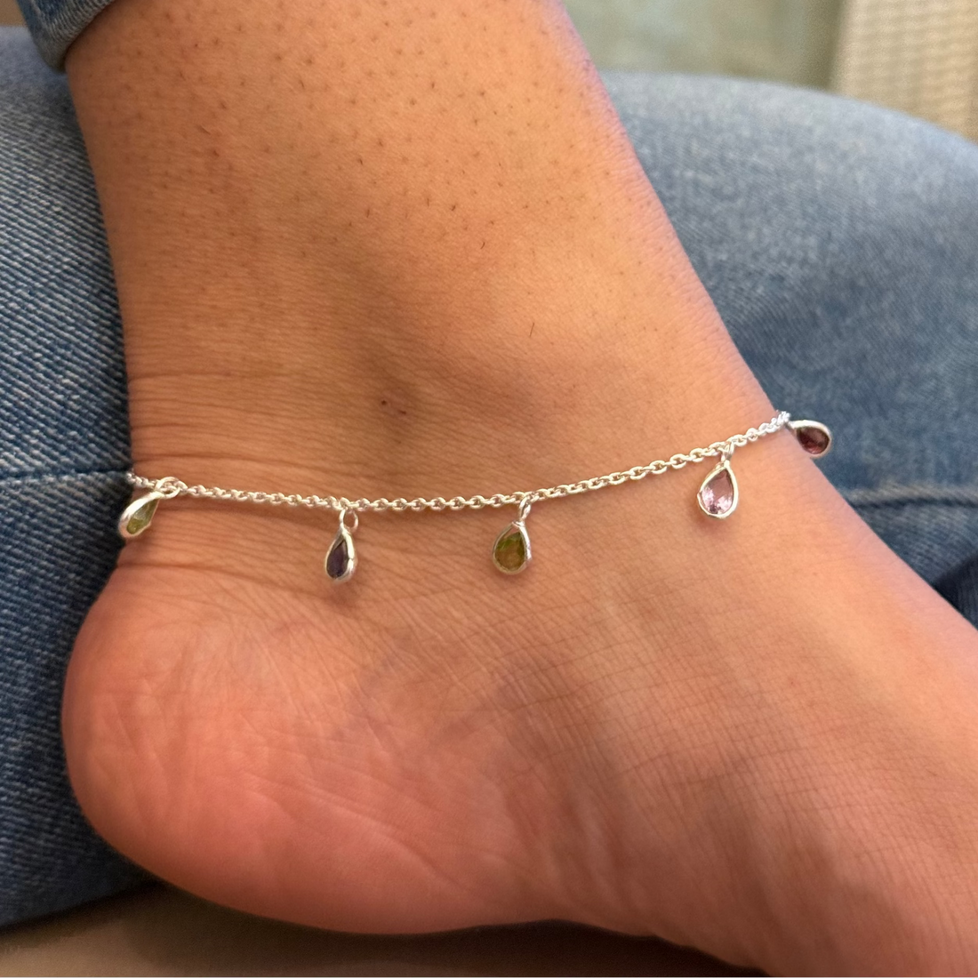 Twinkle drops anklet