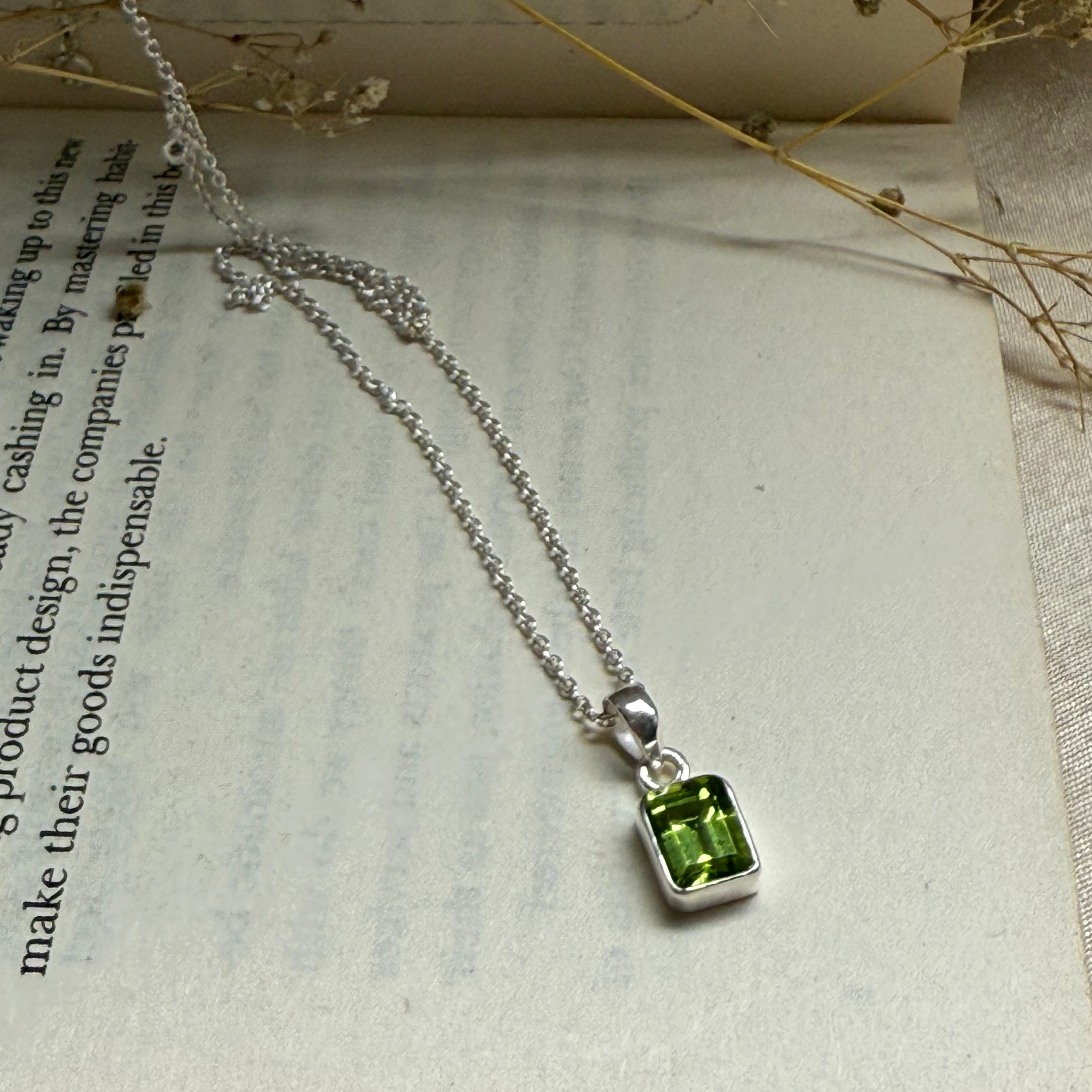 Peridot necklace