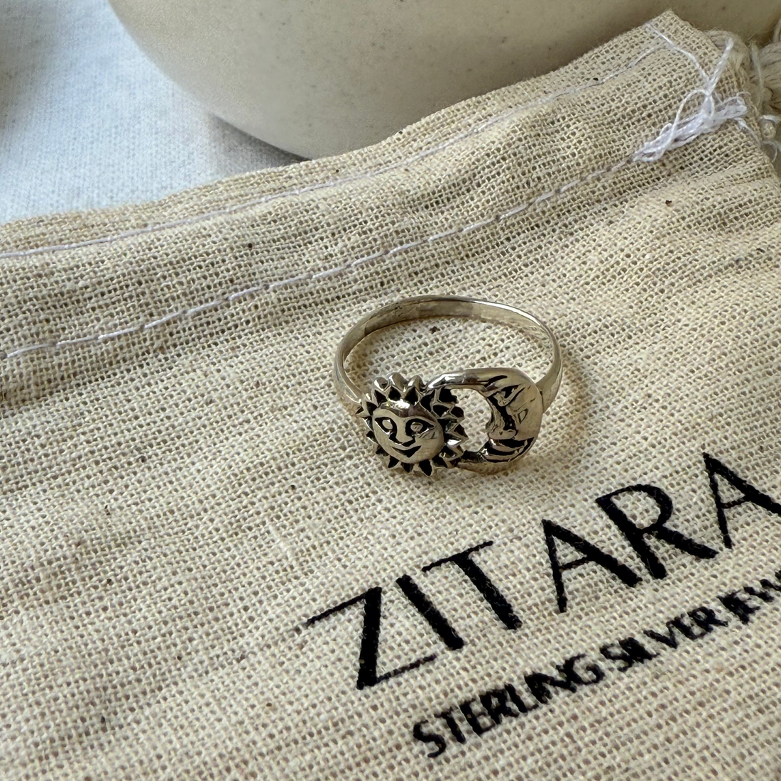 sun moon ring