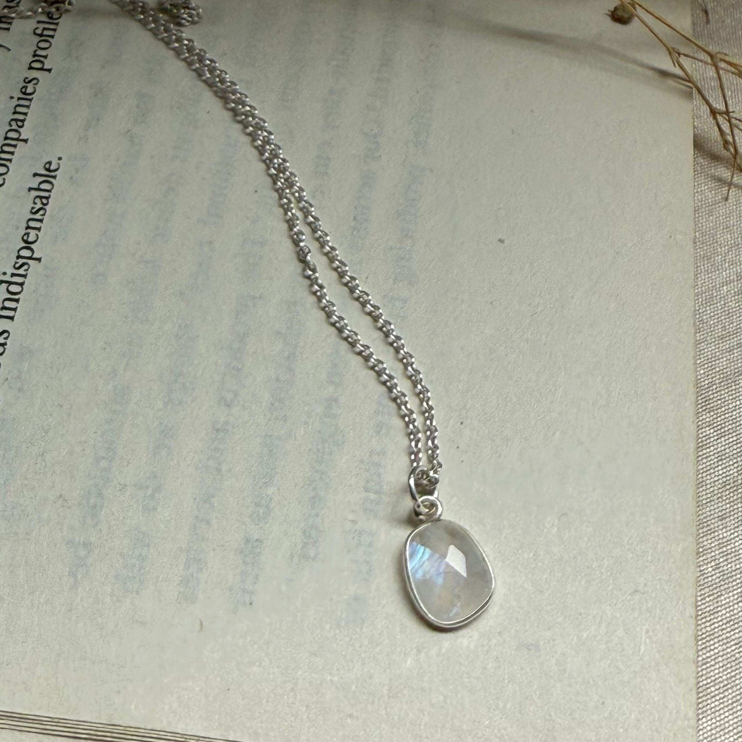 Moonstone necklace