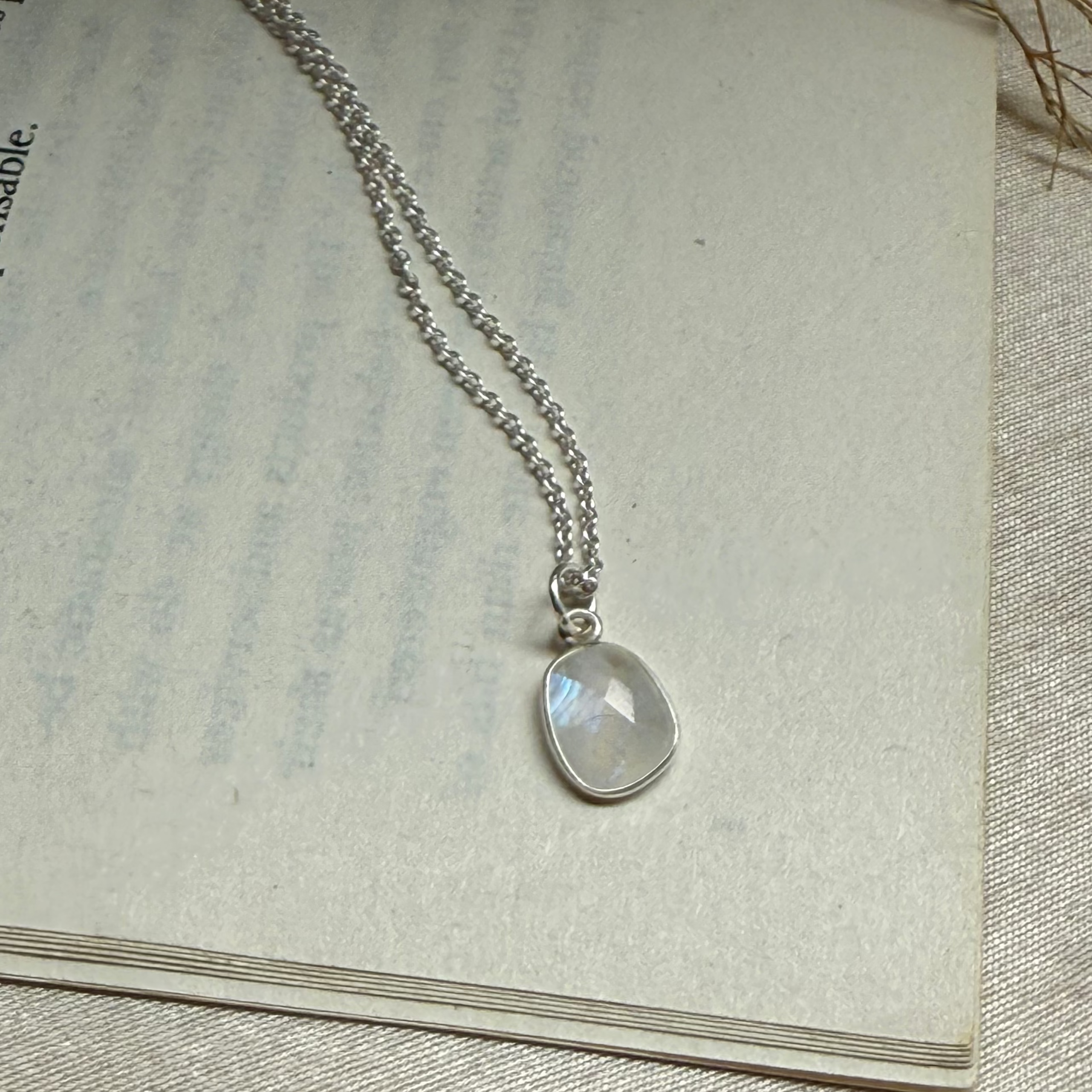 Moonstone necklace
