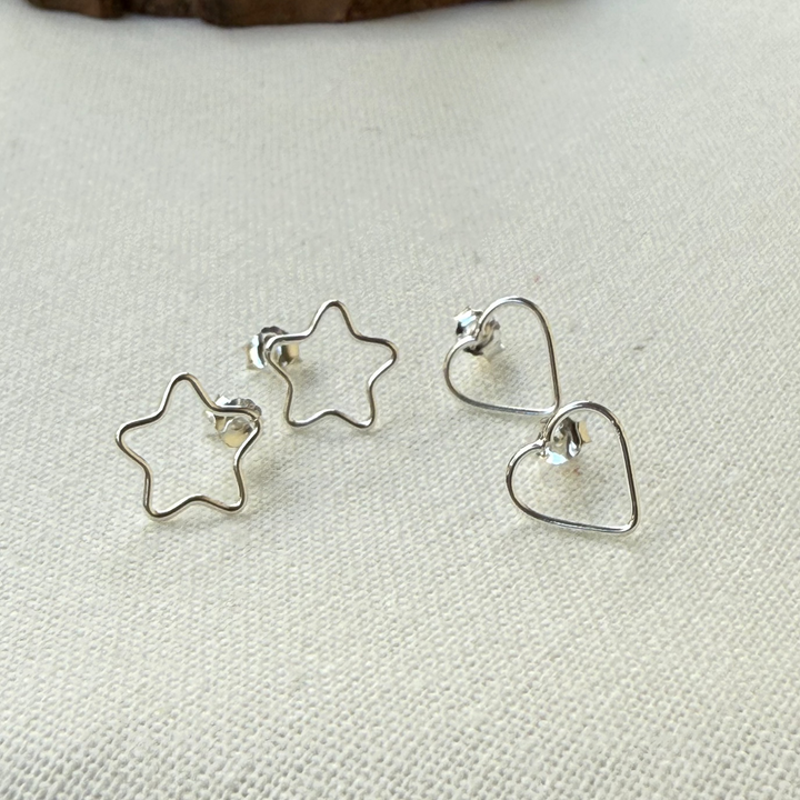 Cutie silver studs