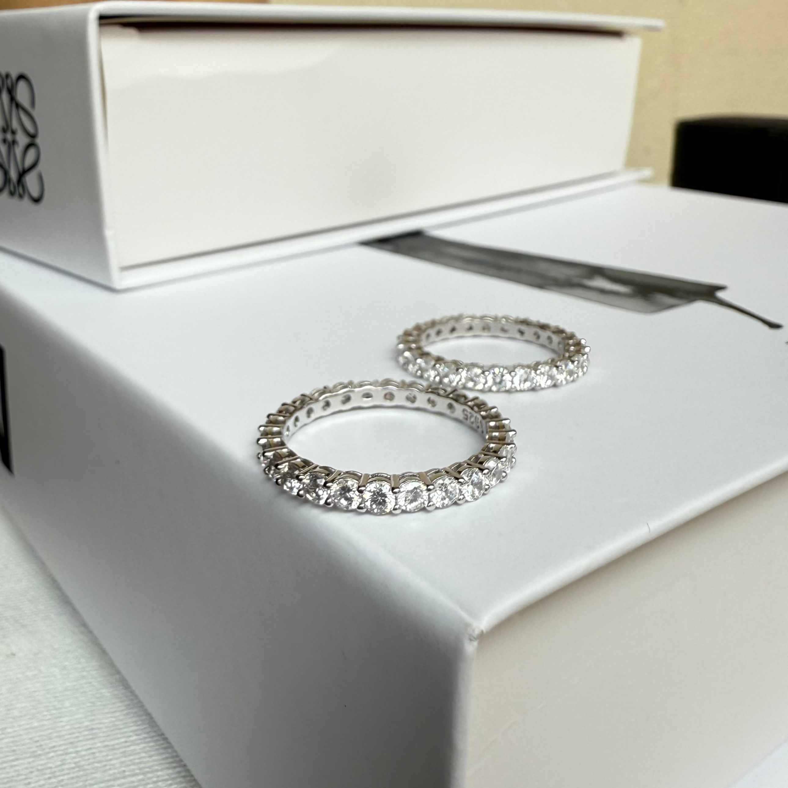 Zircon eternity band