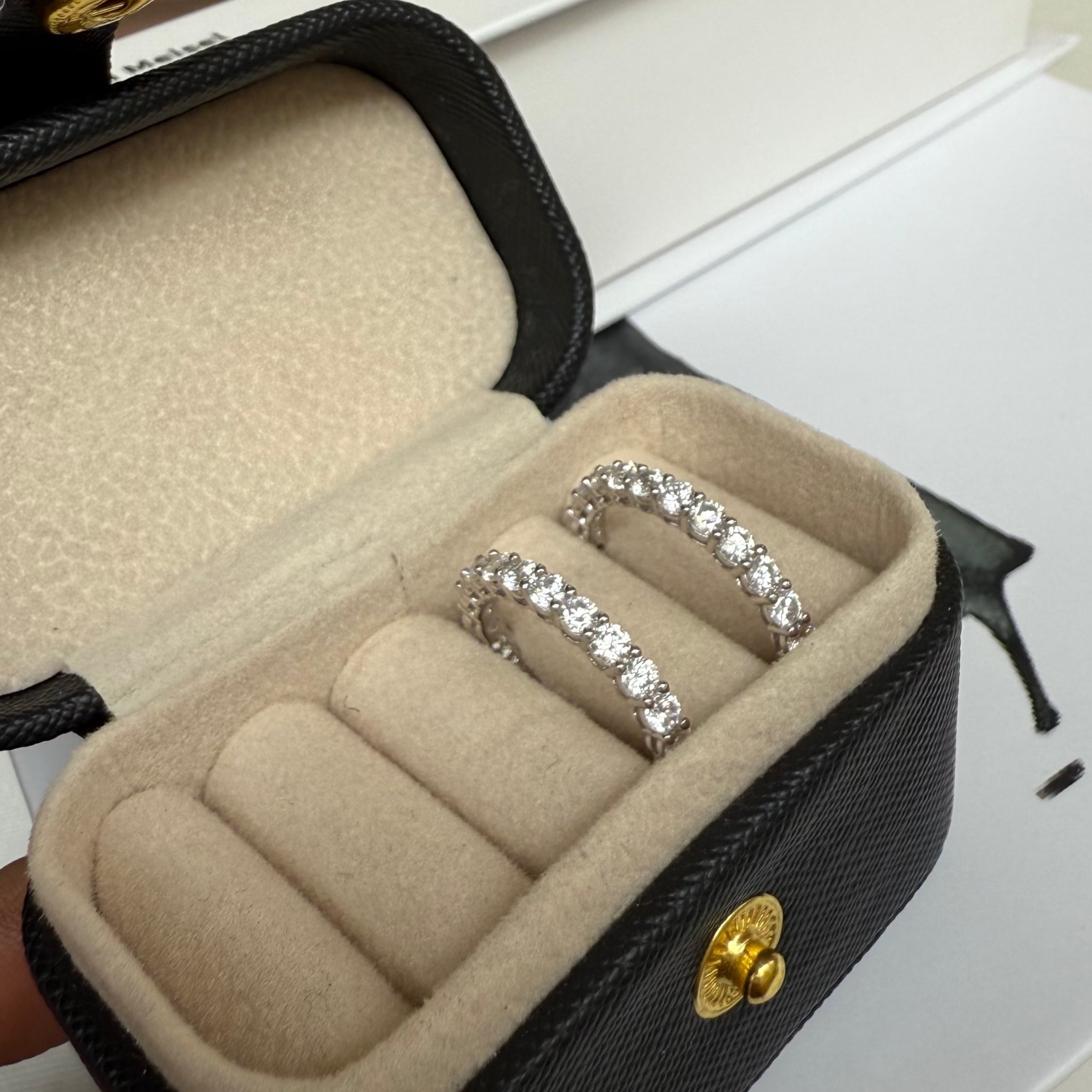 Zircon eternity band