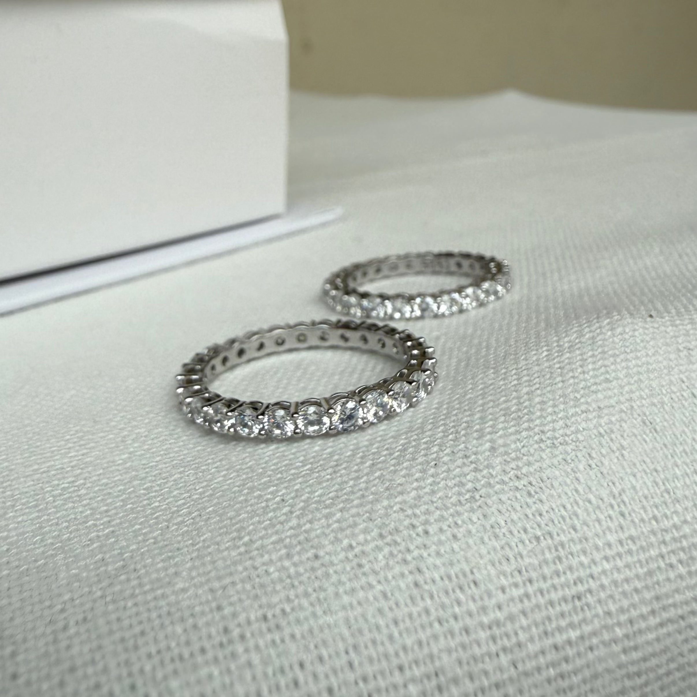 Zircon eternity band