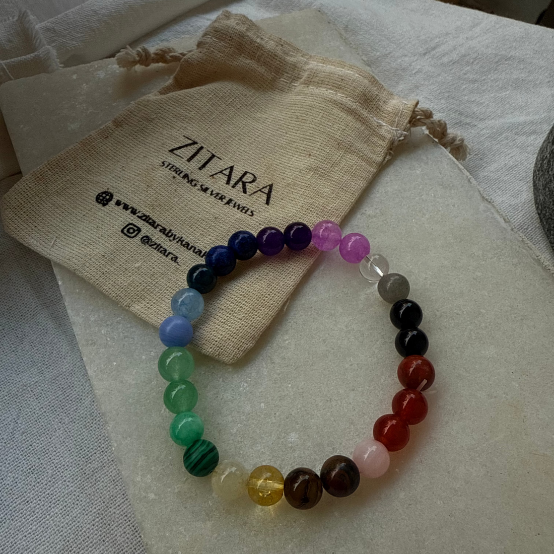 7 chakras bracelet