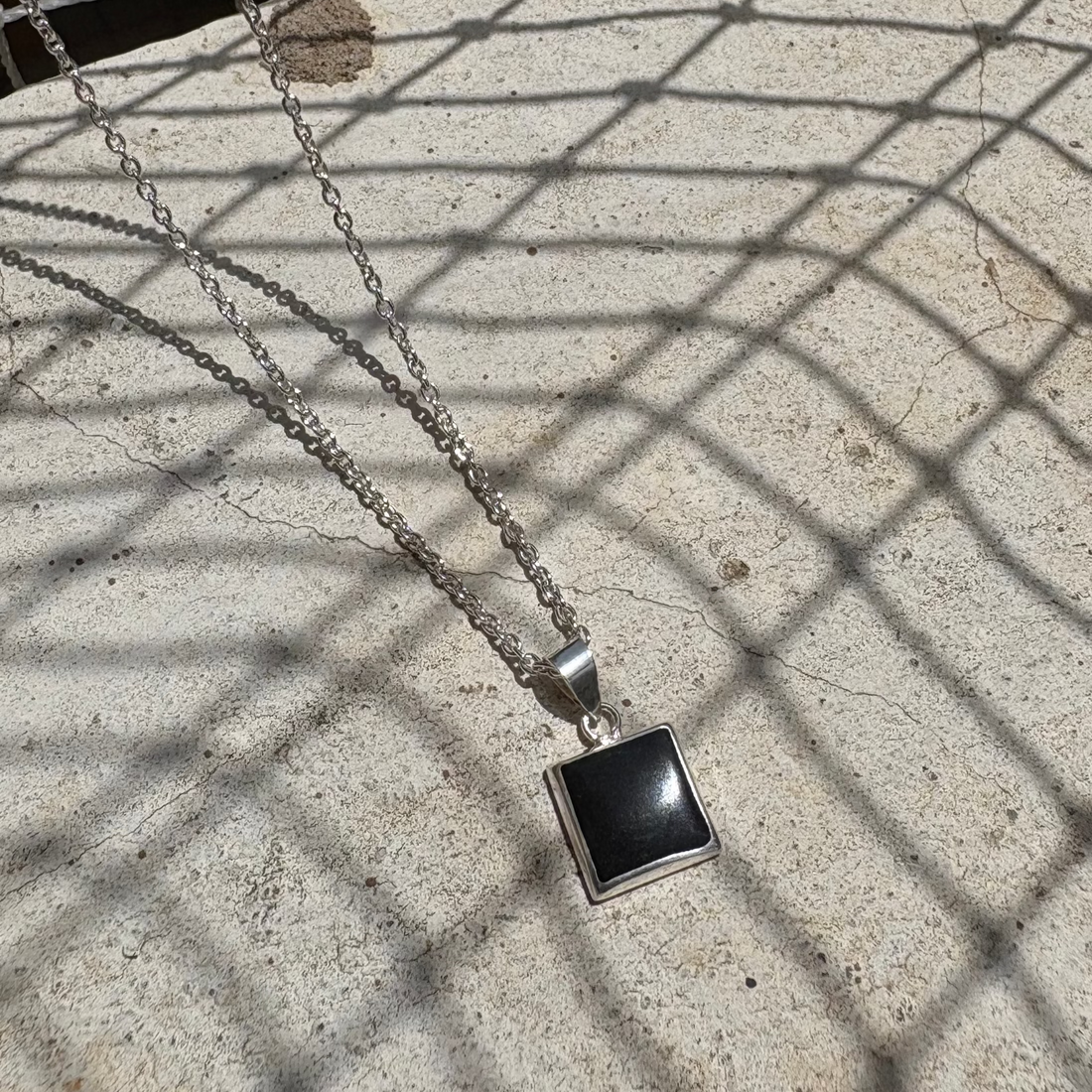 Onyx locket