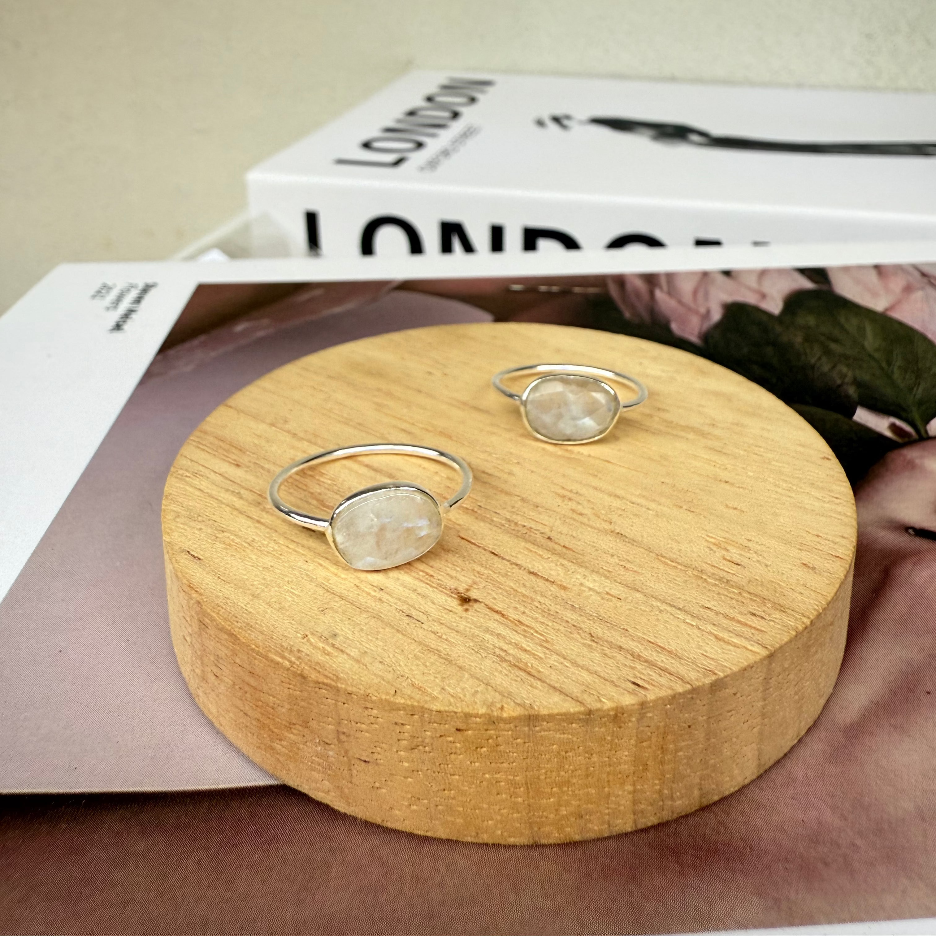 Moonstone ring