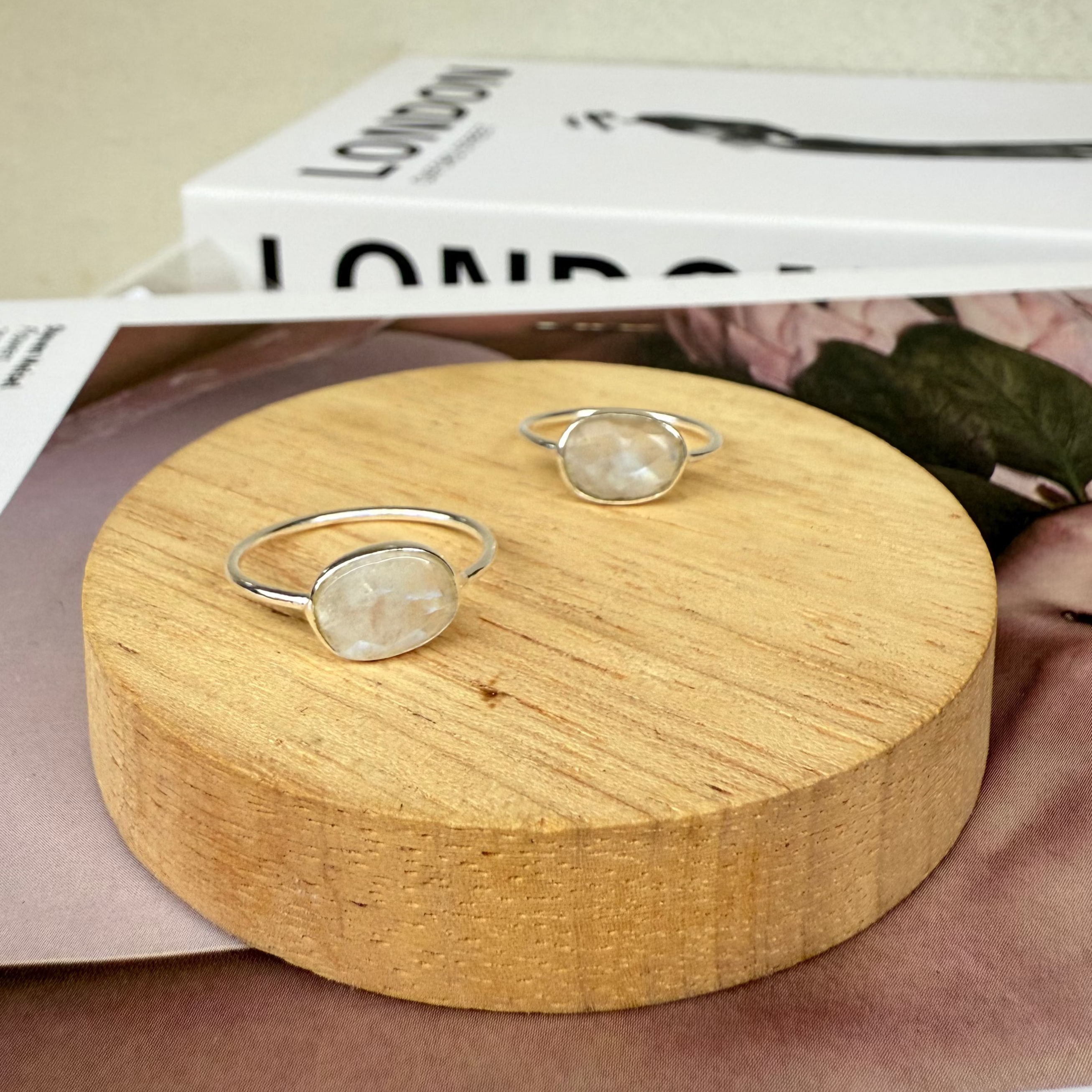 Moonstone ring