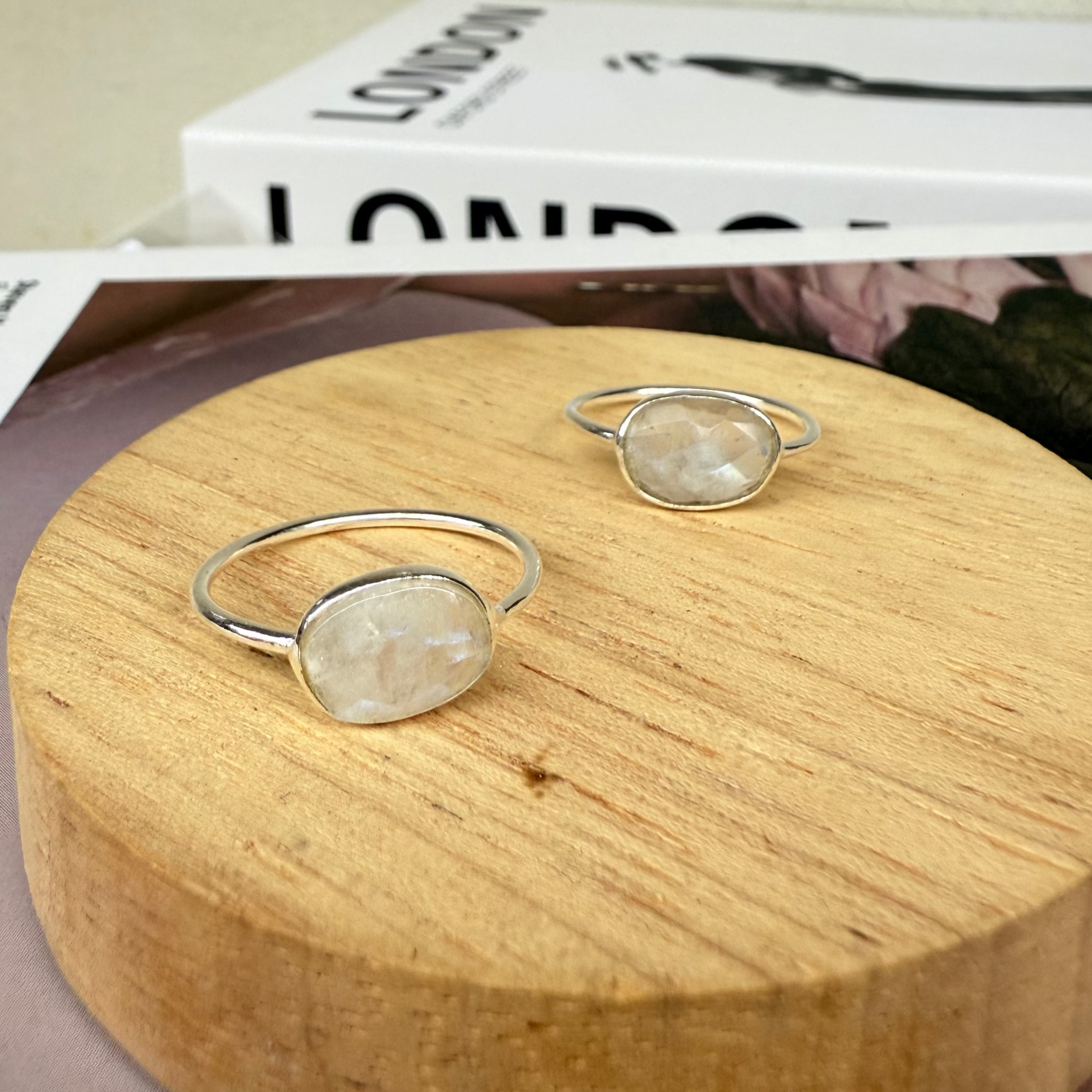 Moonstone ring