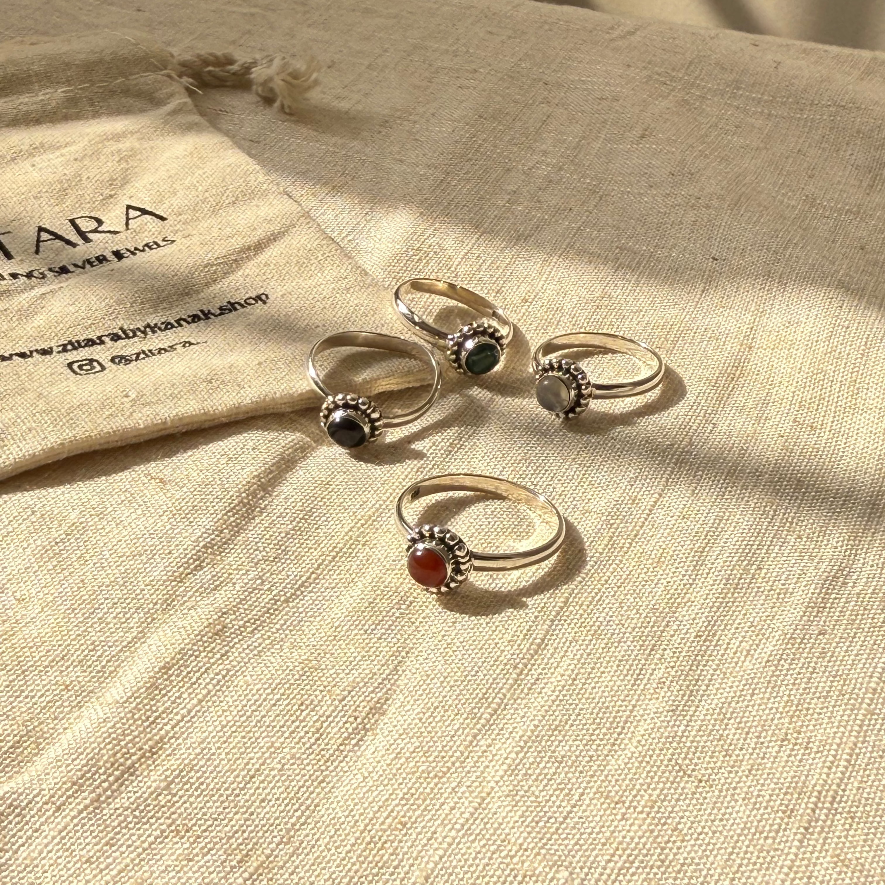 Boho Gem ring