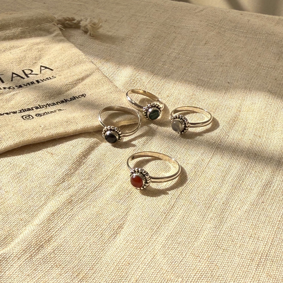 Boho Gem ring