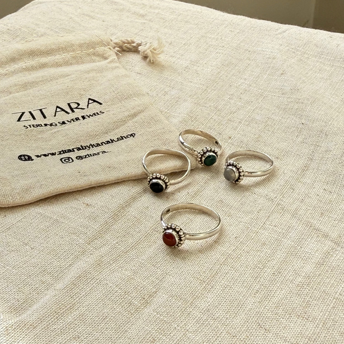 Boho Gem ring