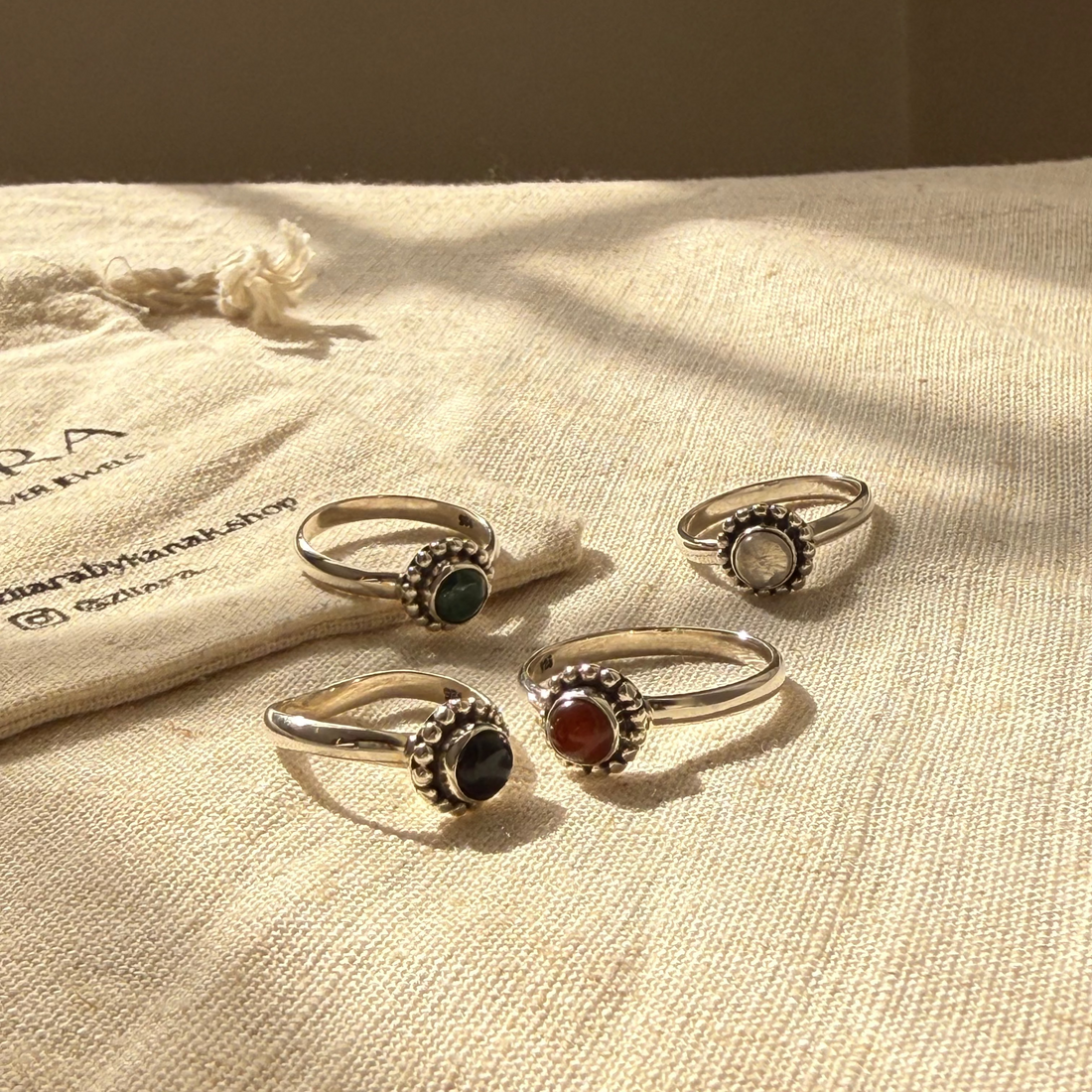 Boho Gem ring