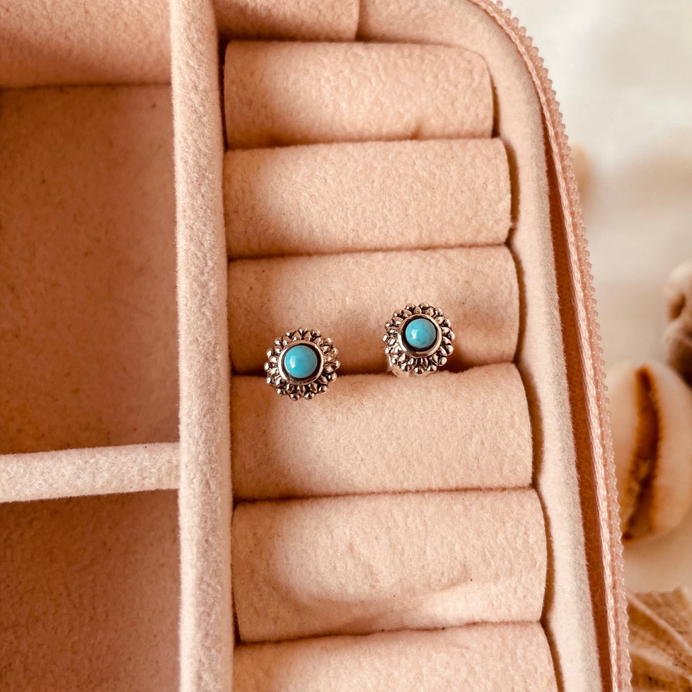 Turquoise studs