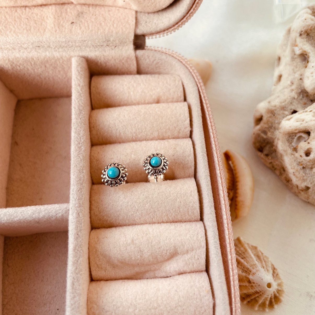 Turquoise studs