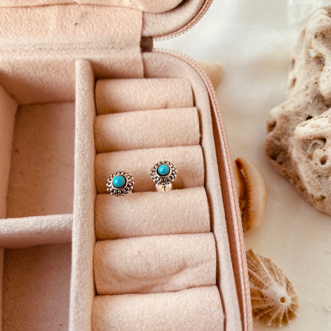 Turquoise studs