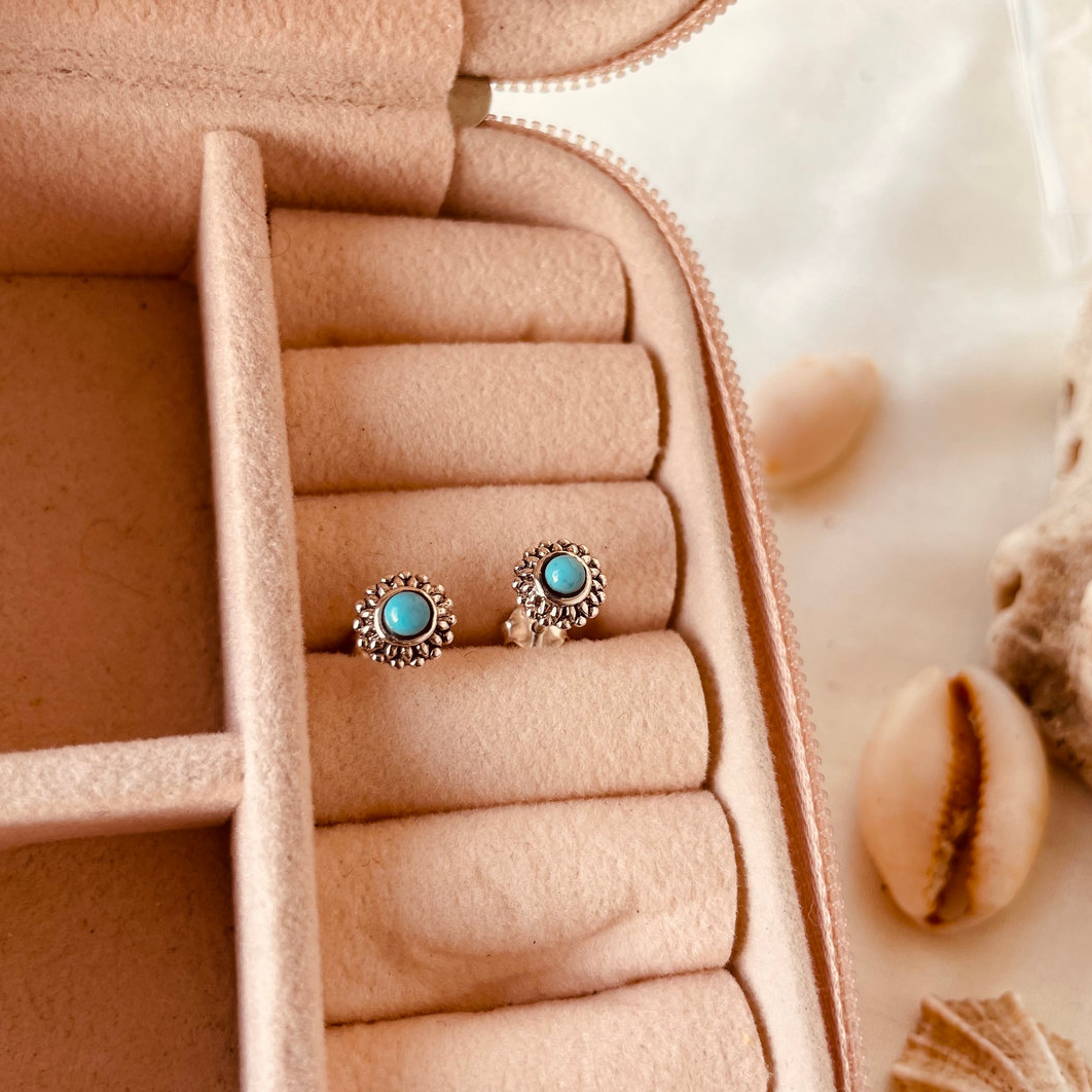 Turquoise studs
