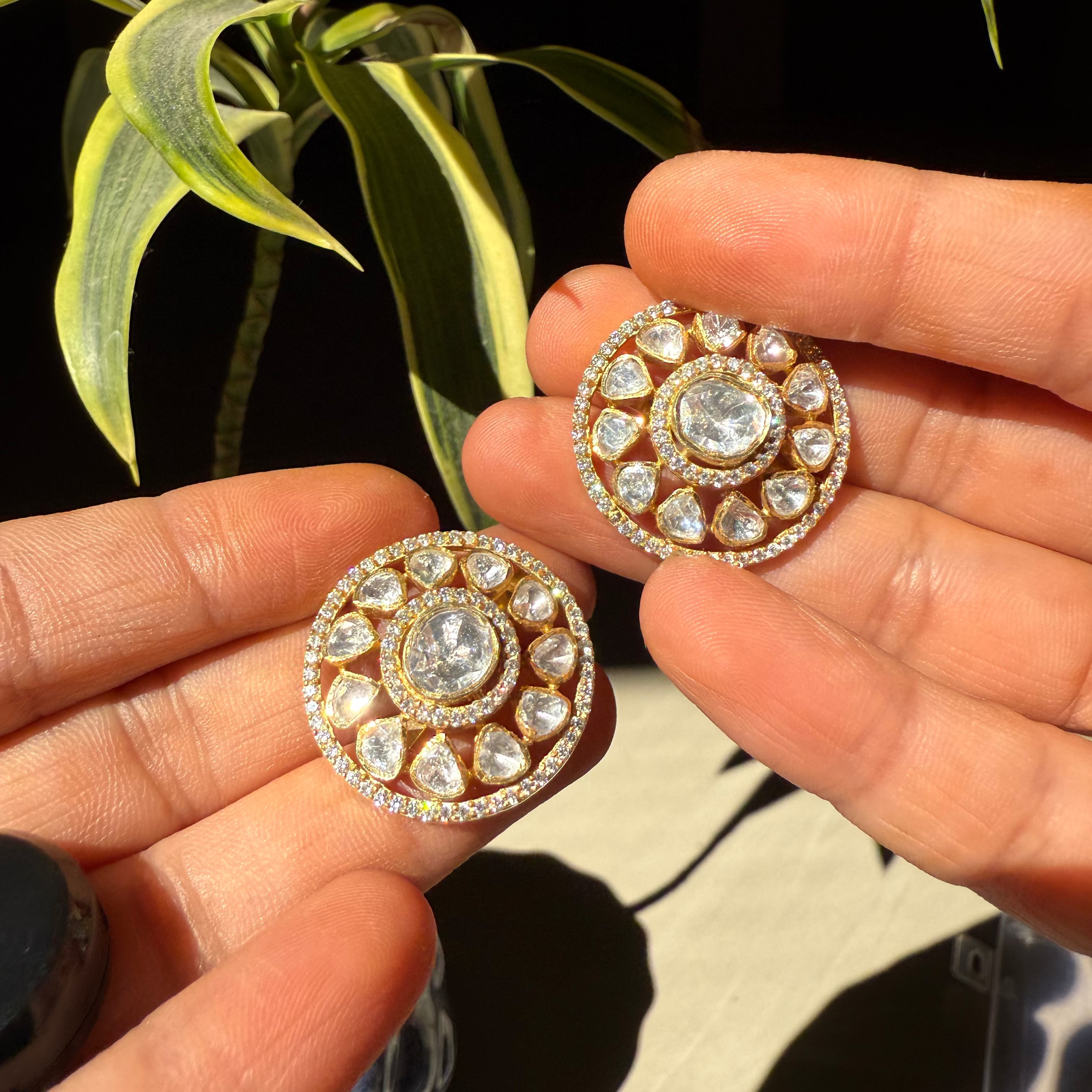 Aarohi polki earrings