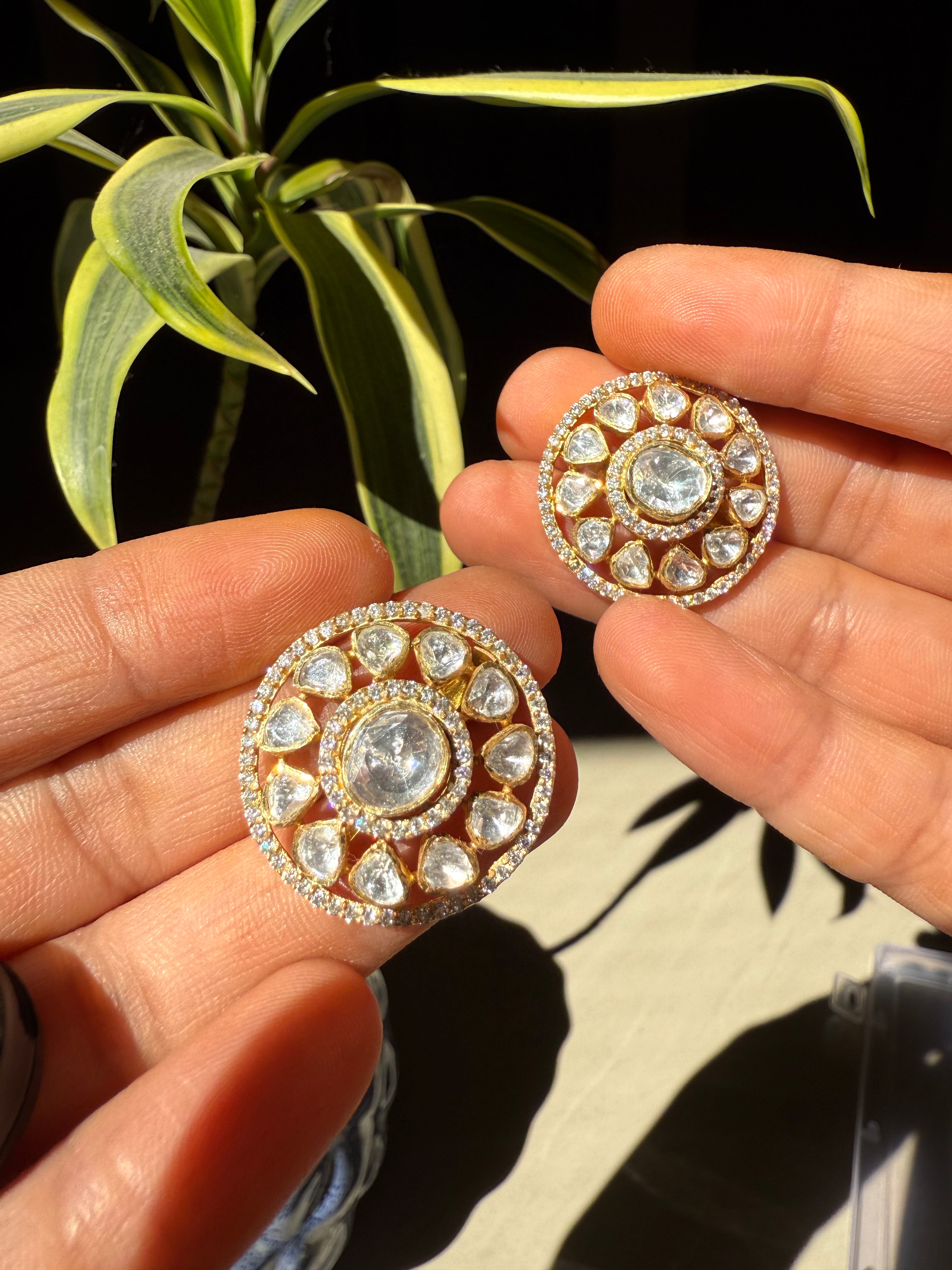 Aarohi polki earrings