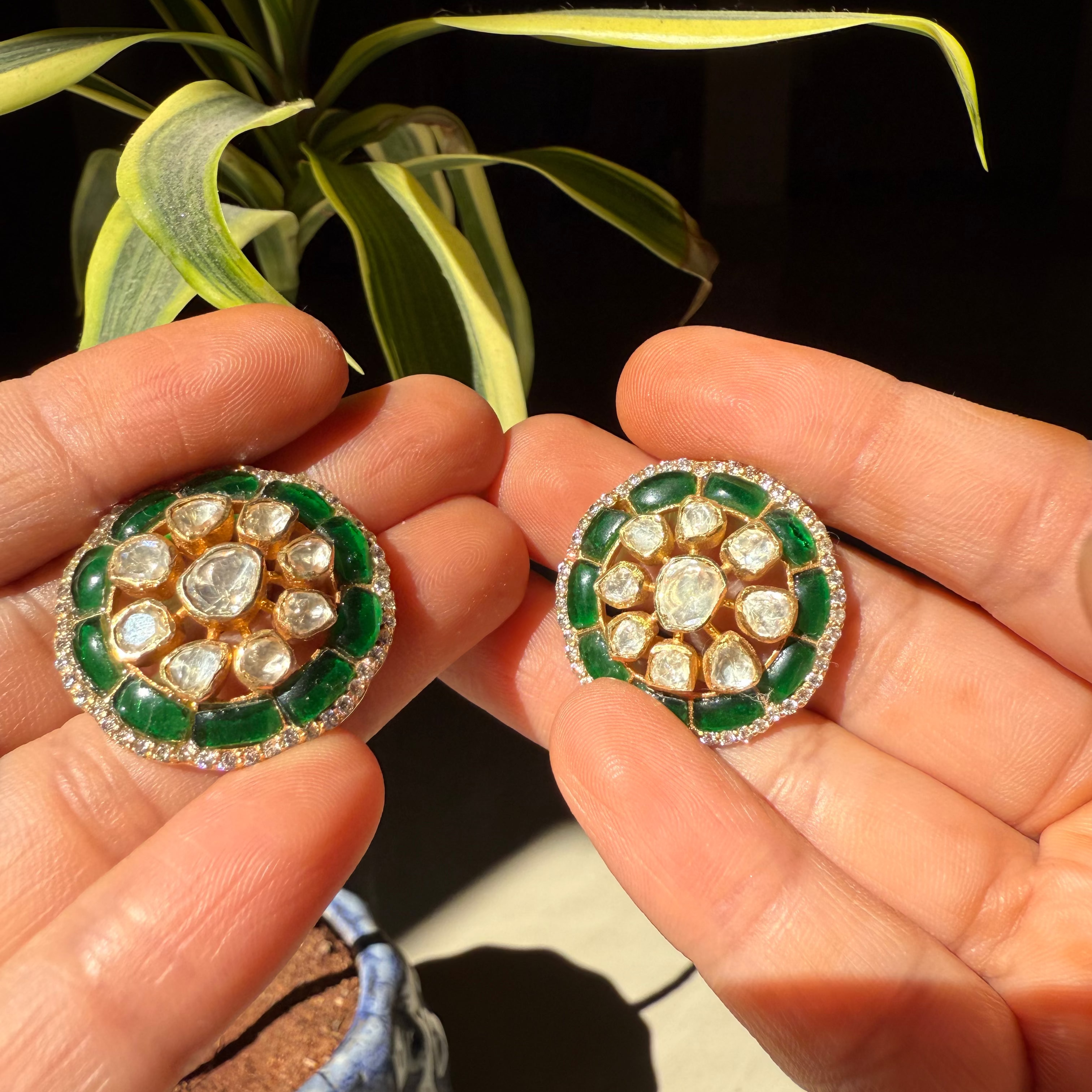 Meher polki earrings