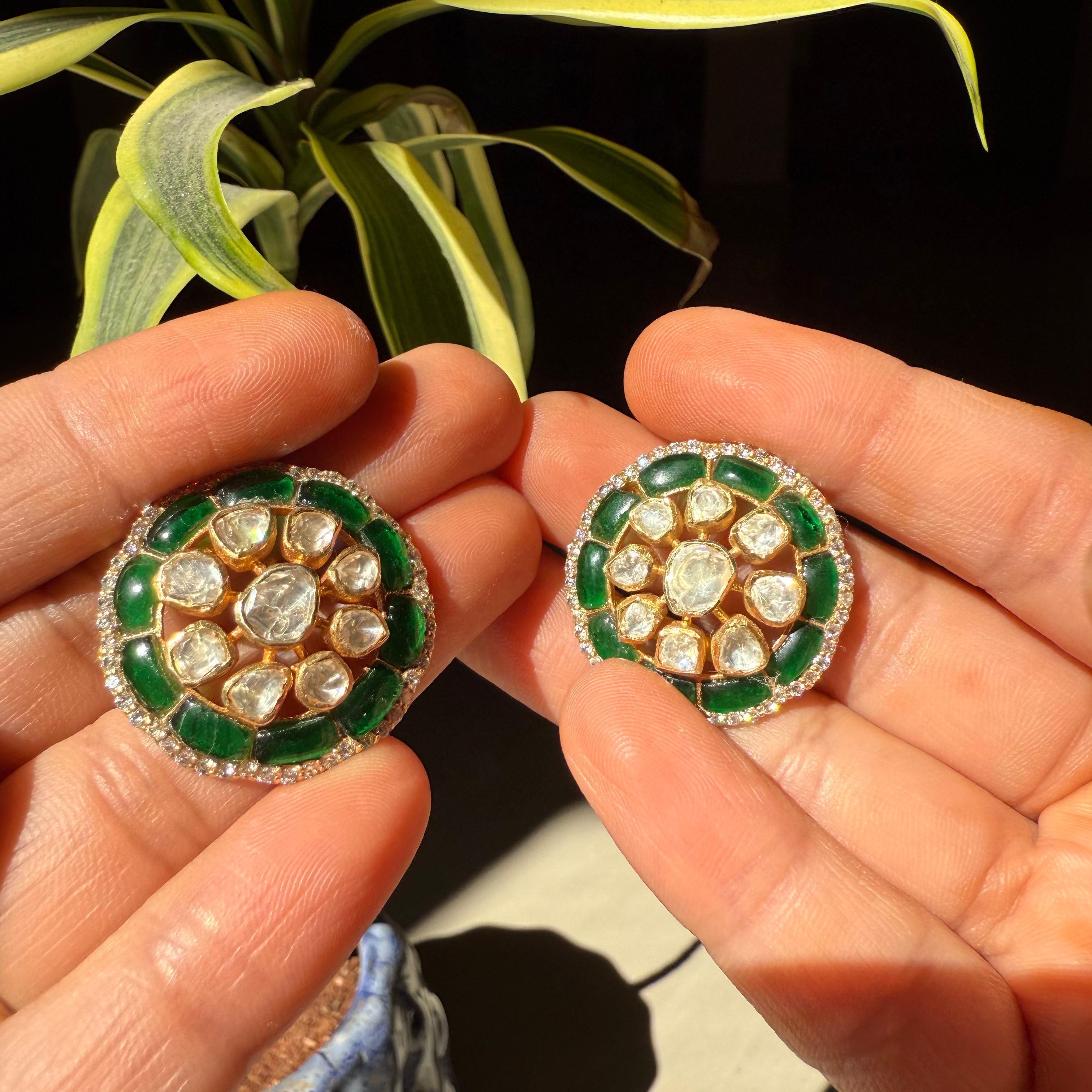 Meher polki earrings