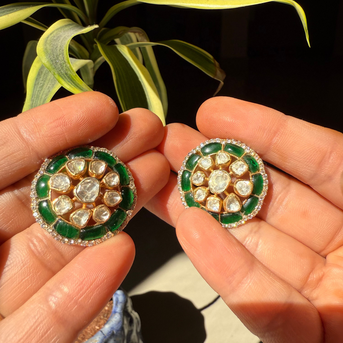 Meher polki earrings